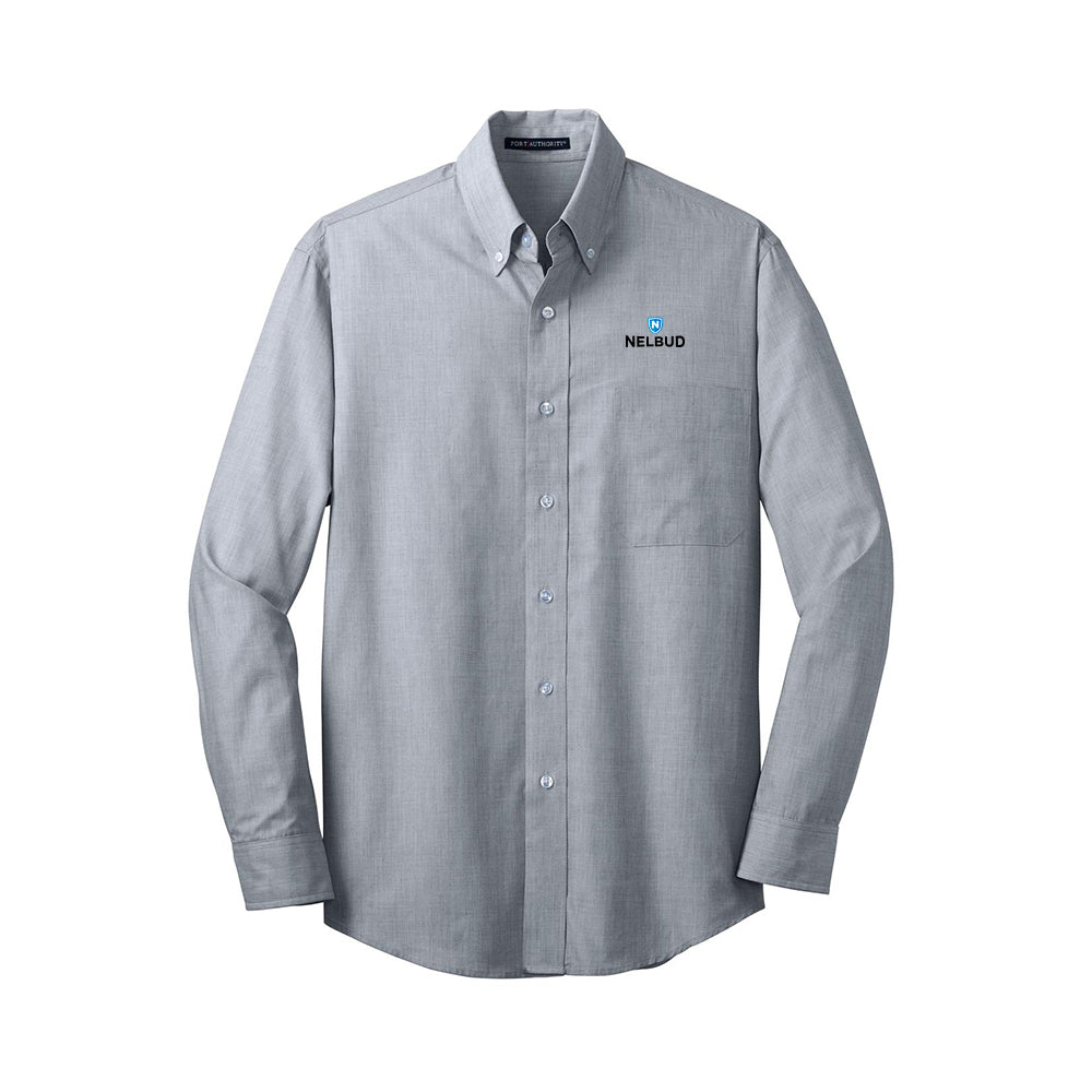 KEC - Men's Easy Care Shirt Botton Up