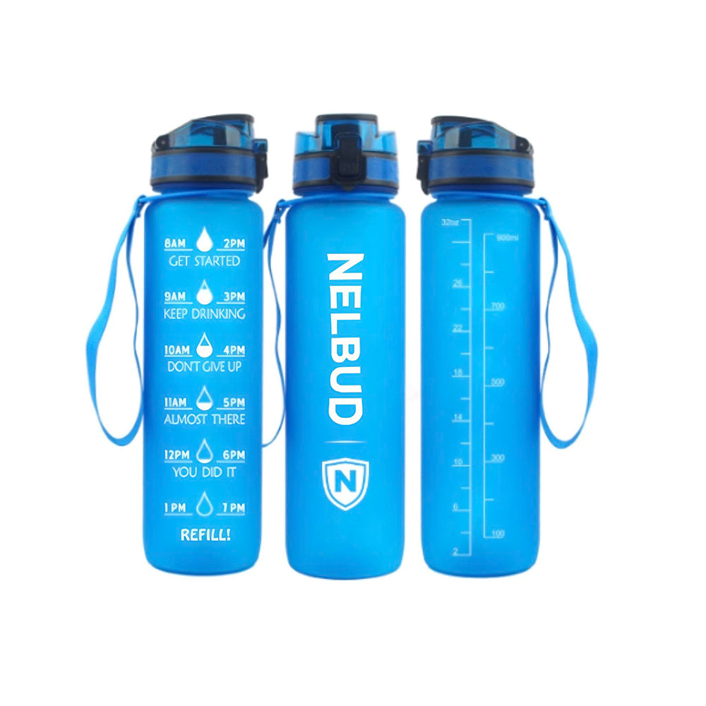 32 oz. Motivational Water Bottle With Time Marker