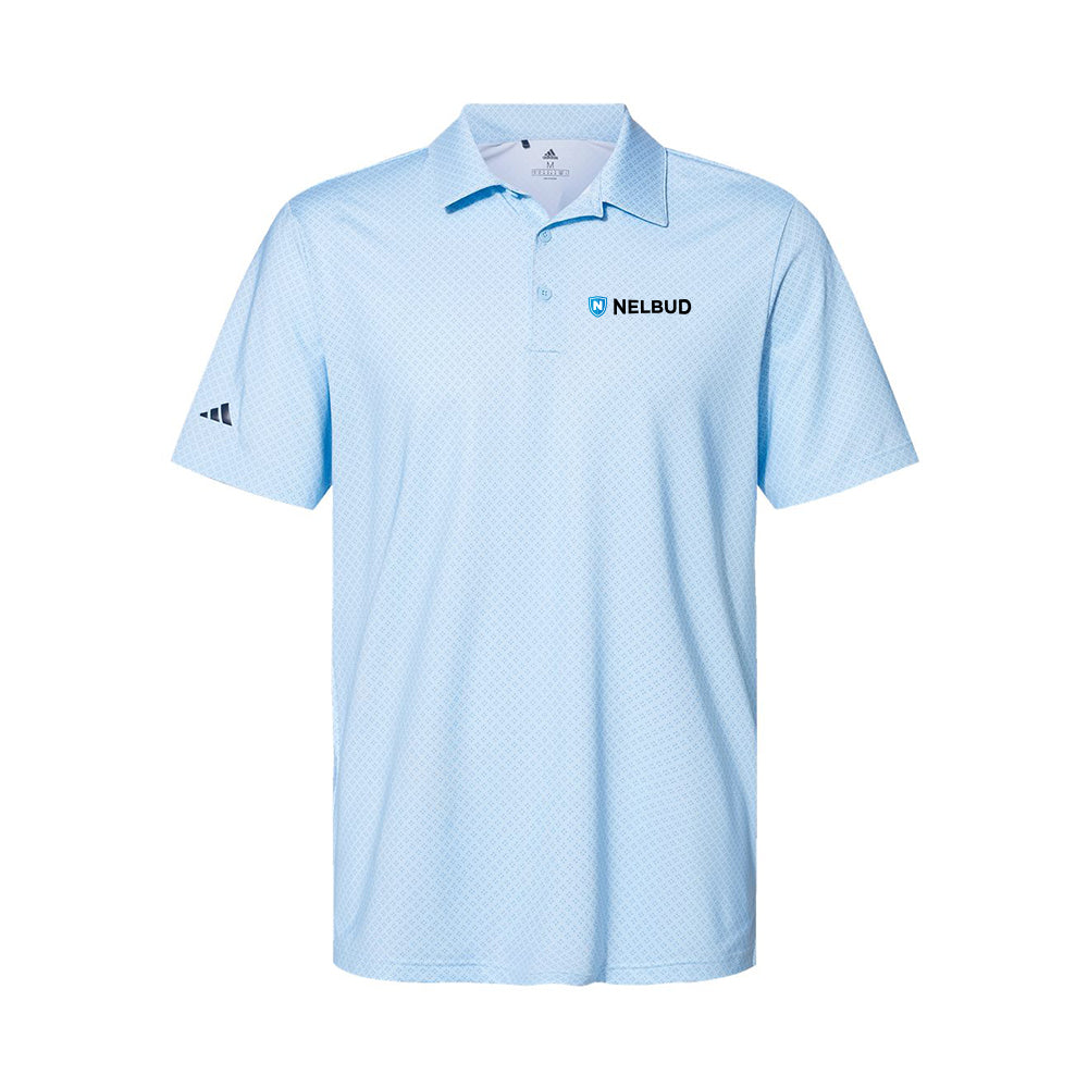 Nelbud - Adidas Diamond Dot Print Polo