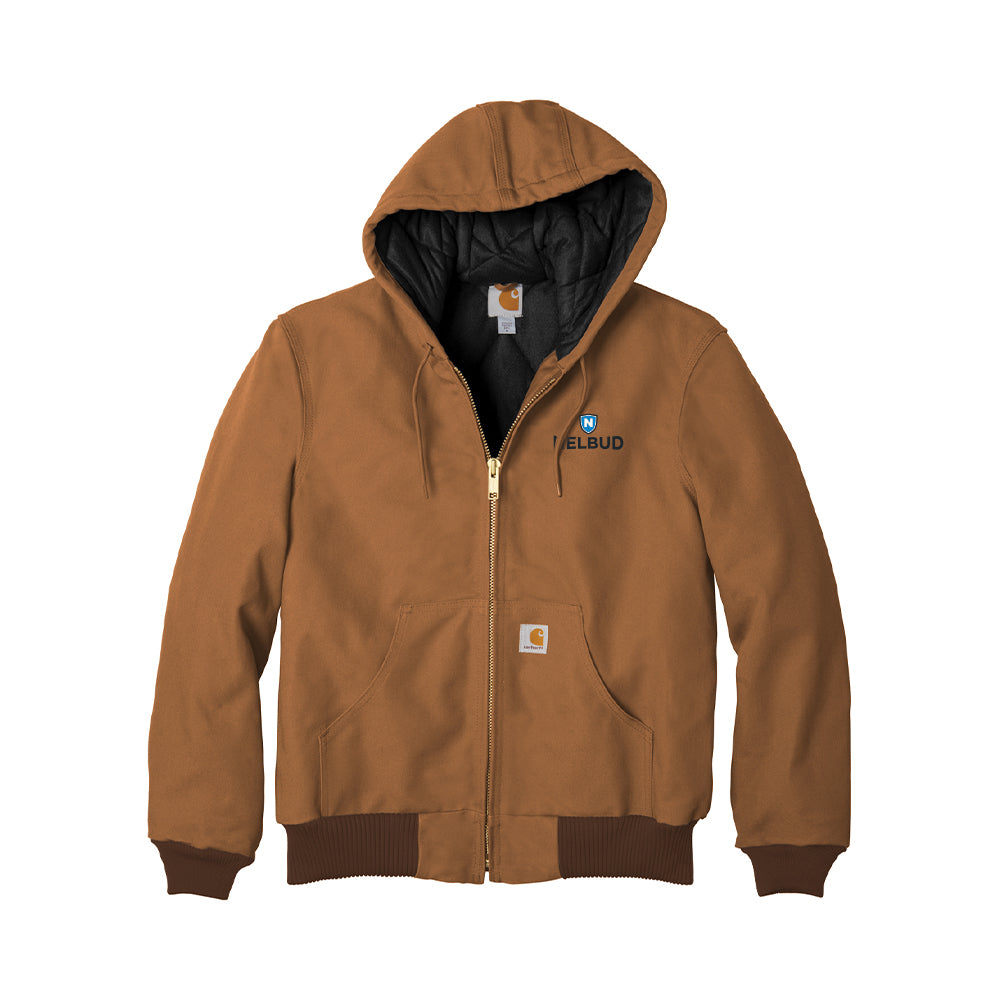 Nelbud - Carhartt Quilted-Flannel-Lined Duck Active Jac