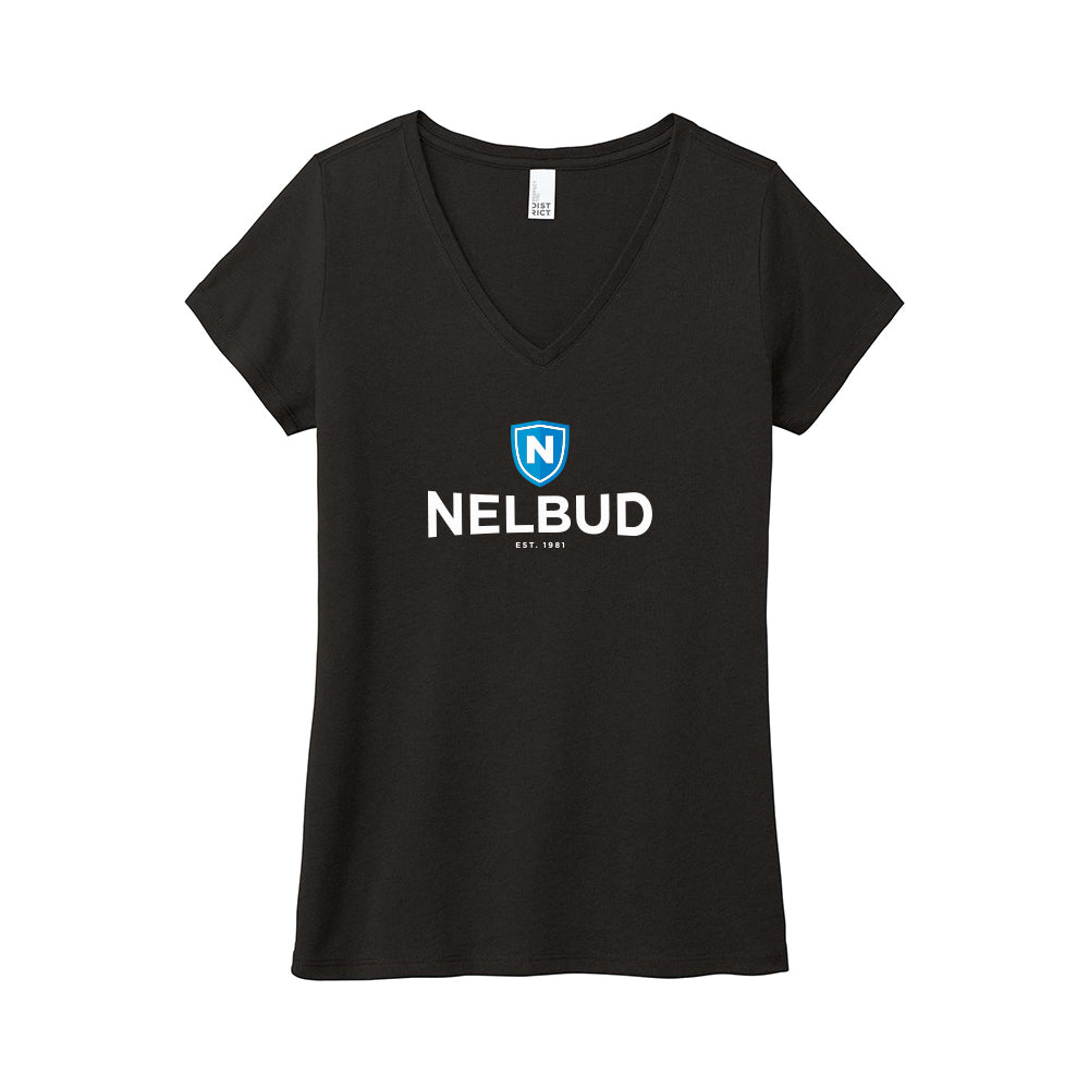 Nelbud - Super Soft Women's V-Neck Tee