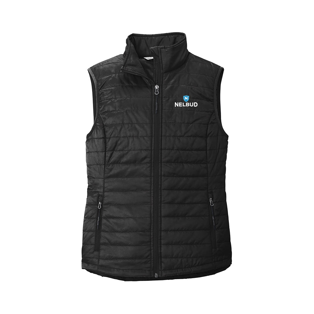 Nelbud - Port Authority Ladies Packable Puffy Vest