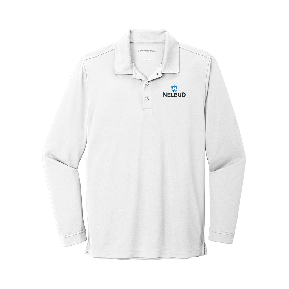 Nelbud - Port Authority Dry Zone UV Micro-Mesh Long Sleeve Polo