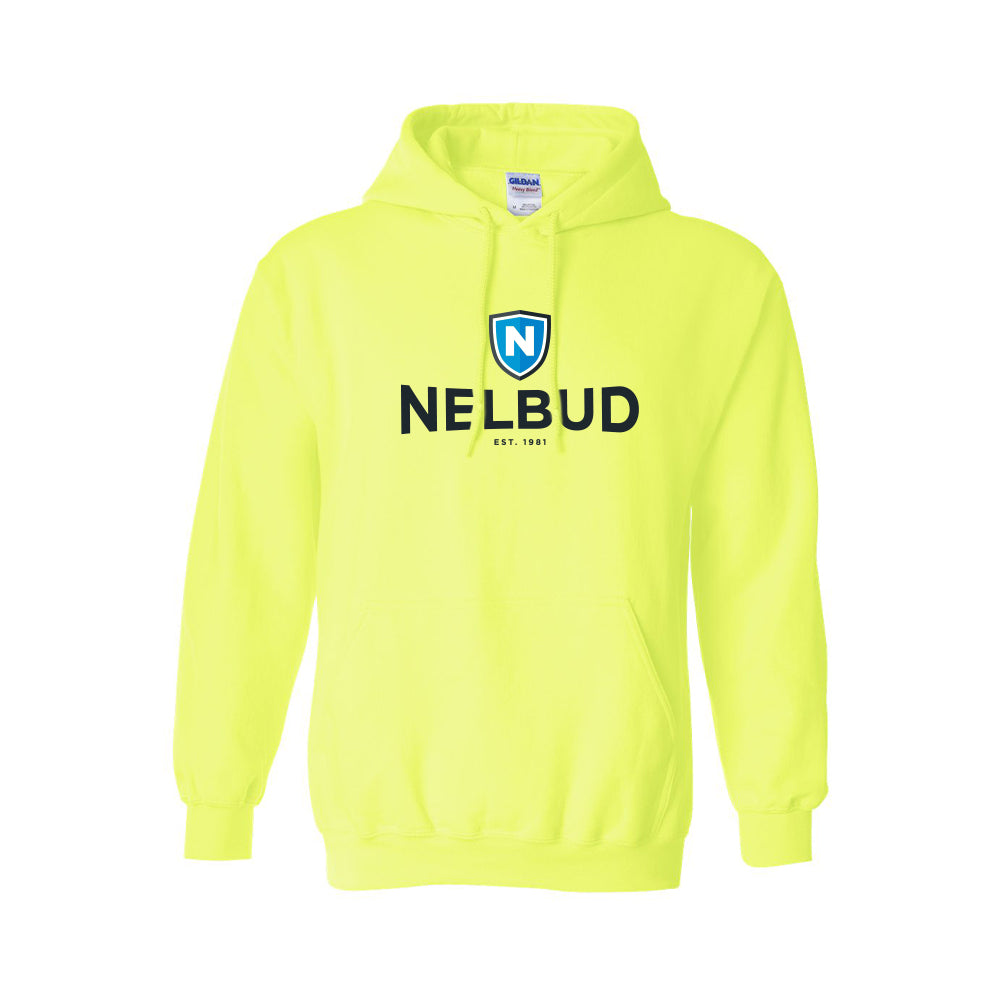 Nelbud - Hi-Viz Work Hooded Sweatshirt